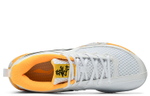 Li Ning Saga 2 Lite Rubber Cushioning, Wear Resistant Low top Badminton Shoes Unisex White Yellow
