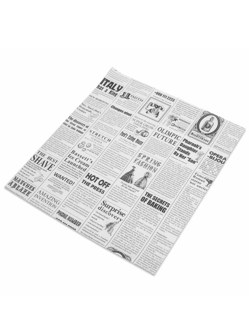 ЛИСТЫ ГАЗЕТА 390*390 1000 ШТ.