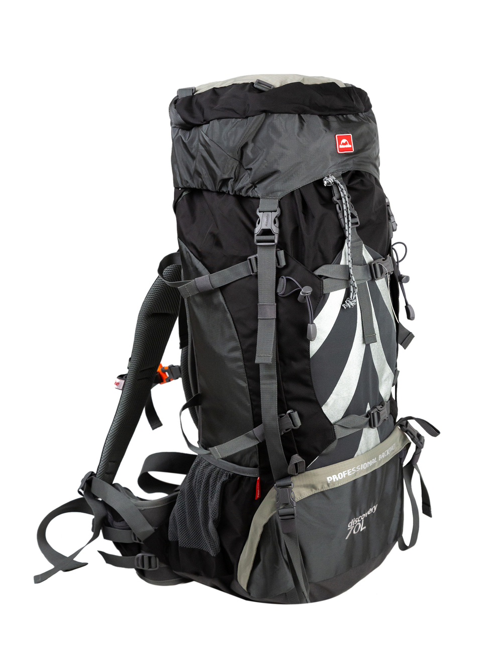 Рюкзак туристический Naturehike, 70л, серый (NH70B070-B)
