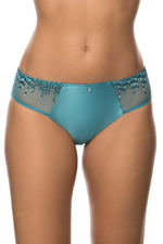 Трусы-слипы Jane с полупрозрачными вставками с вышивкой (Размер: 50) (Цвет: фиолетовый)