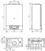 Котел газовый MIZUDO NEAT OPEN M18 (18 кВт) OPT