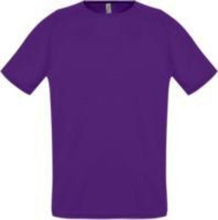 Футболка унисекс Sporty 140 темно-фиолетовая
