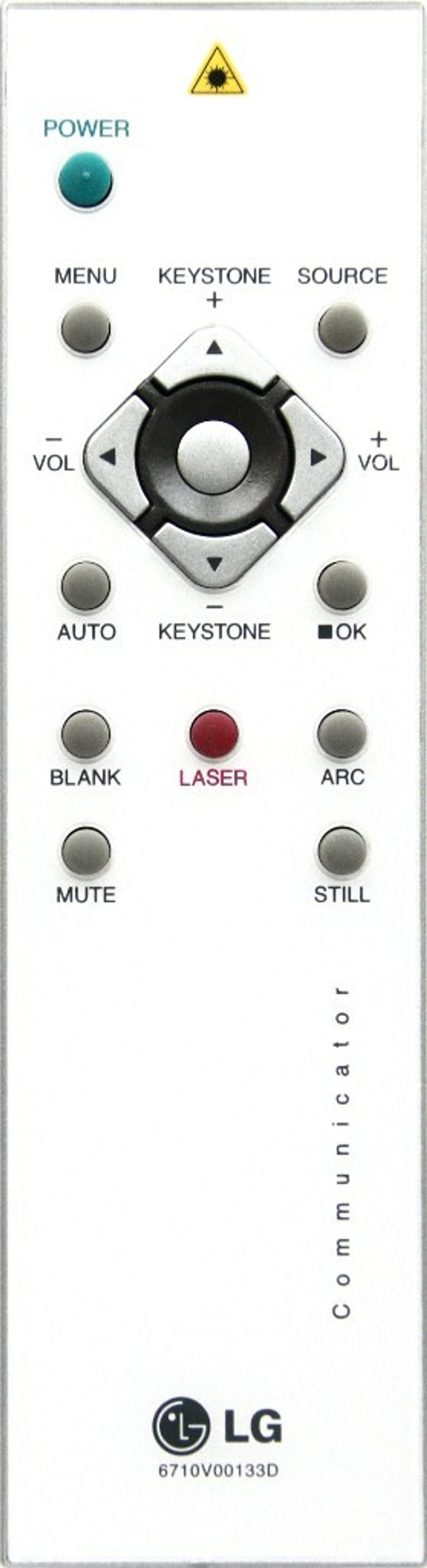 Пульт ДУ для для проектора RD-JT90 LG 6710V00133D org COMMUNICATOR