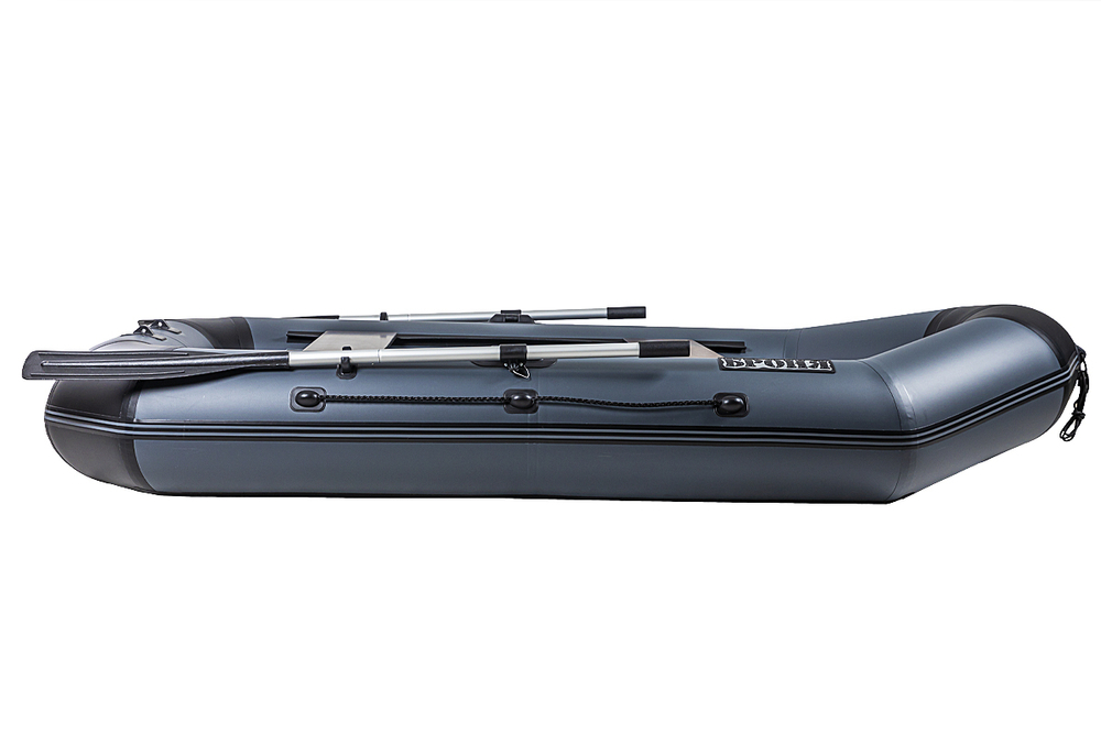 Броня-260 M графит-черный (лодка ПВХ с усилением)