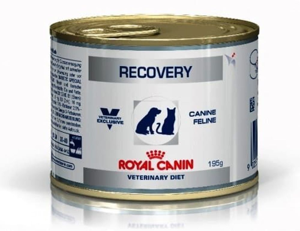 Royal canin 195г Рекавери корм для кошек и собак после операций и во время интен. терапии