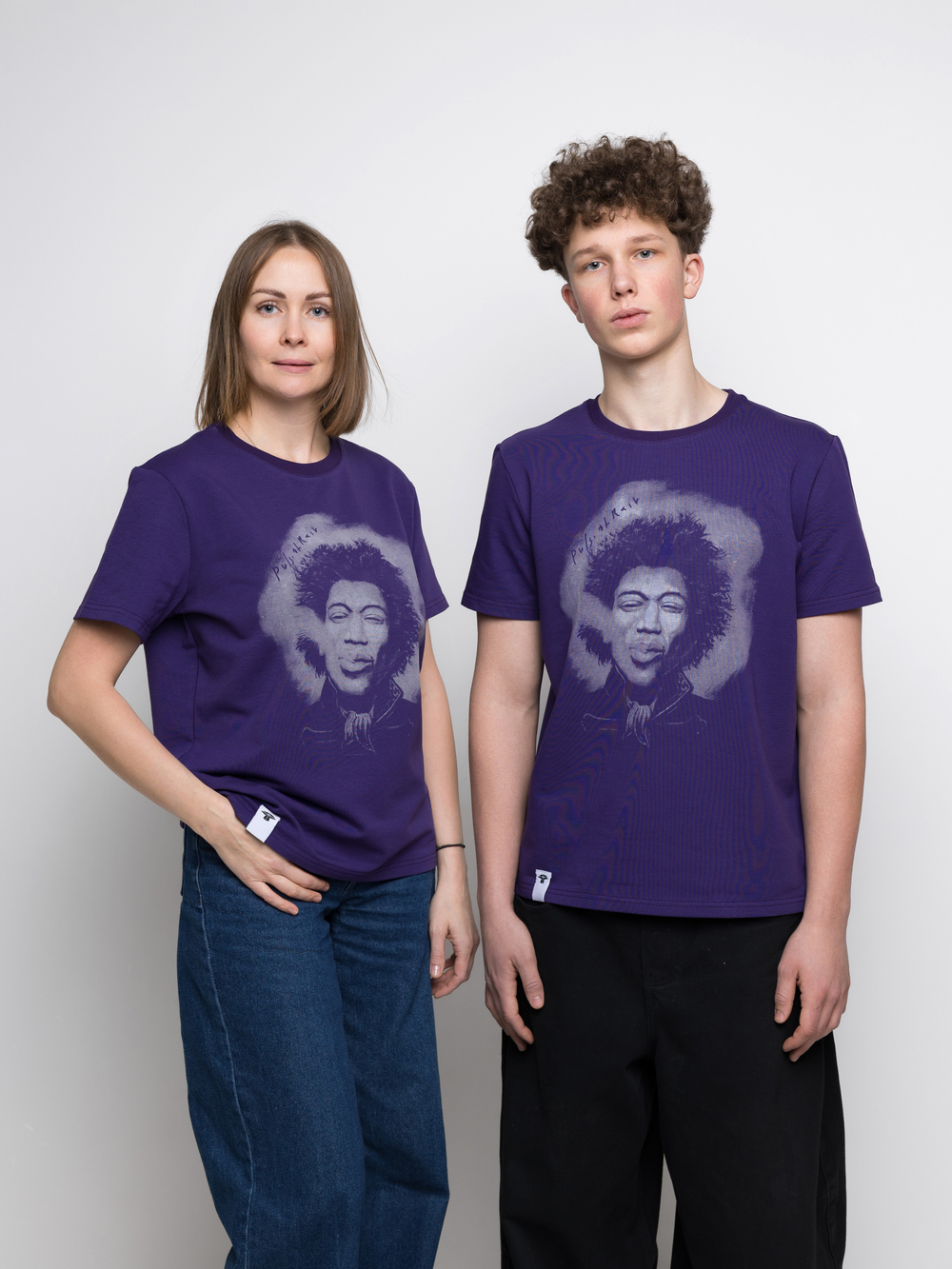 Футболка фиолетовая Jimi Hendrix