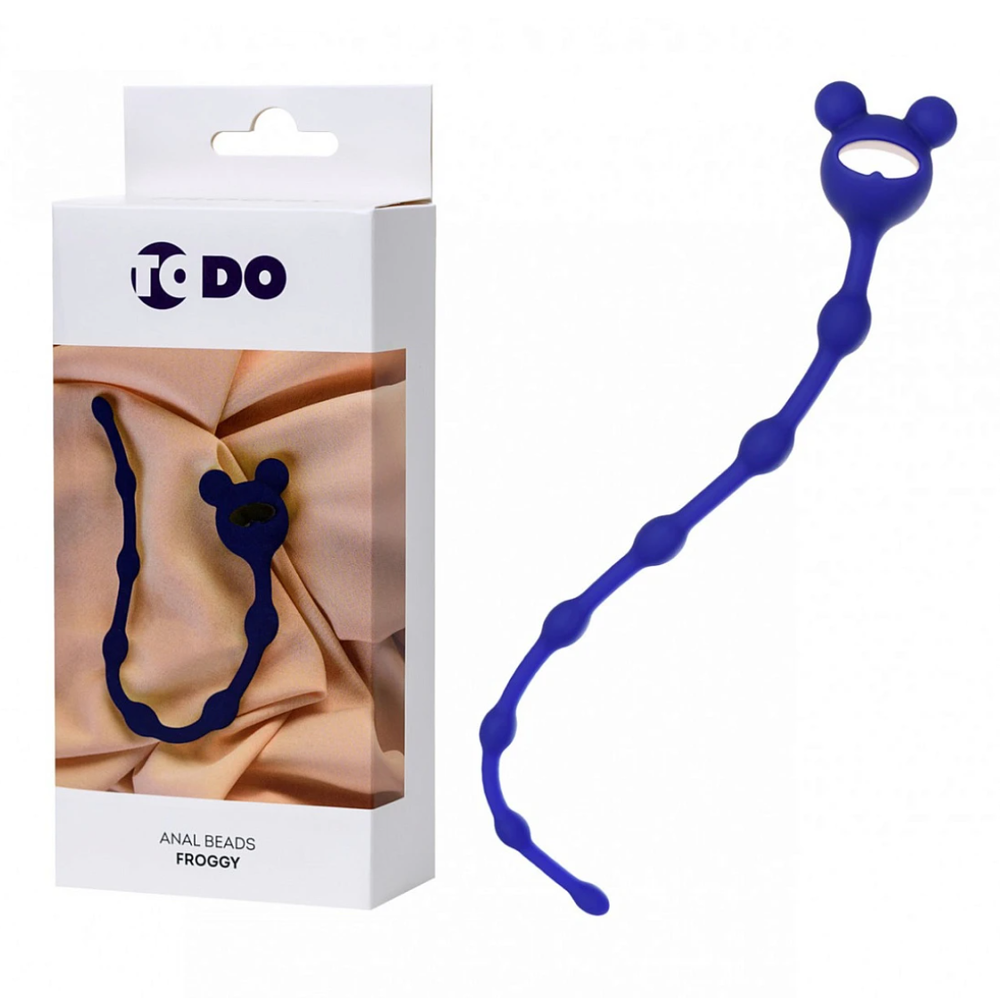 ToDo Anal Beads, Froggy, фиолетовый