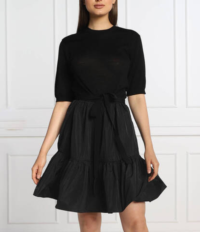 хлопковое платье Emporio Armani - черный(6L2AYC 2MB4Z)