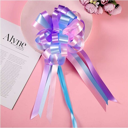 Набор подарочных бантов из 10шт (трёхцветный)