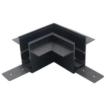 Соединитель вертикальный L-образный встраиваемый к 509227(P)/509237P 509257P черный Uno Pro Lightstar