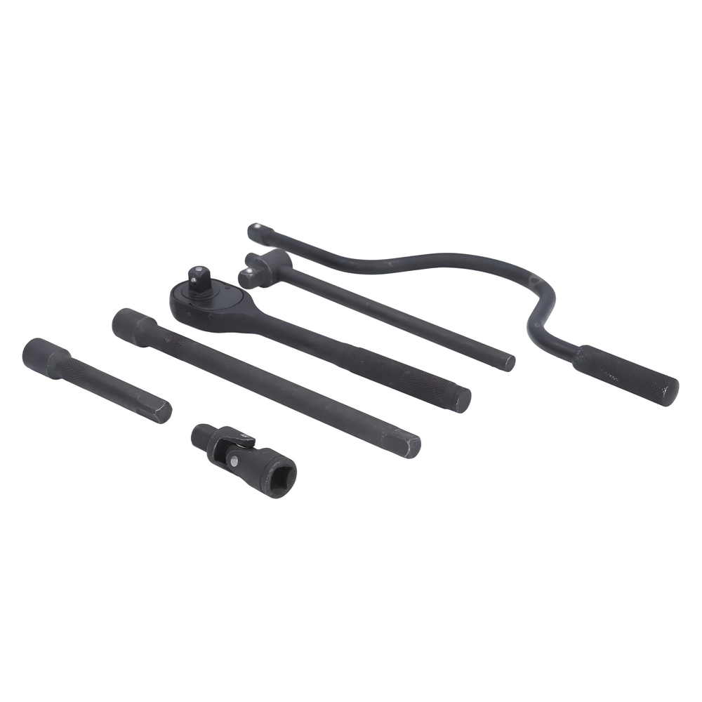 Набор ударных головок 1/2" 24 шт. с воротком / коловоротом / трещоткой под Гайковерт