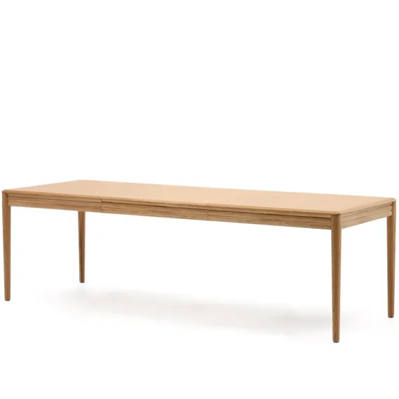 Раздвижной стол Lenon из натурального массива дуба и шпона 160(240)x90
