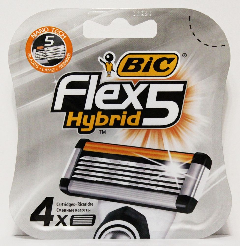 Bic кассеты для бритья Bic Flex-5 Hybrid 4 шт