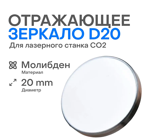 Зеркало отражающее (Mo) 20мм