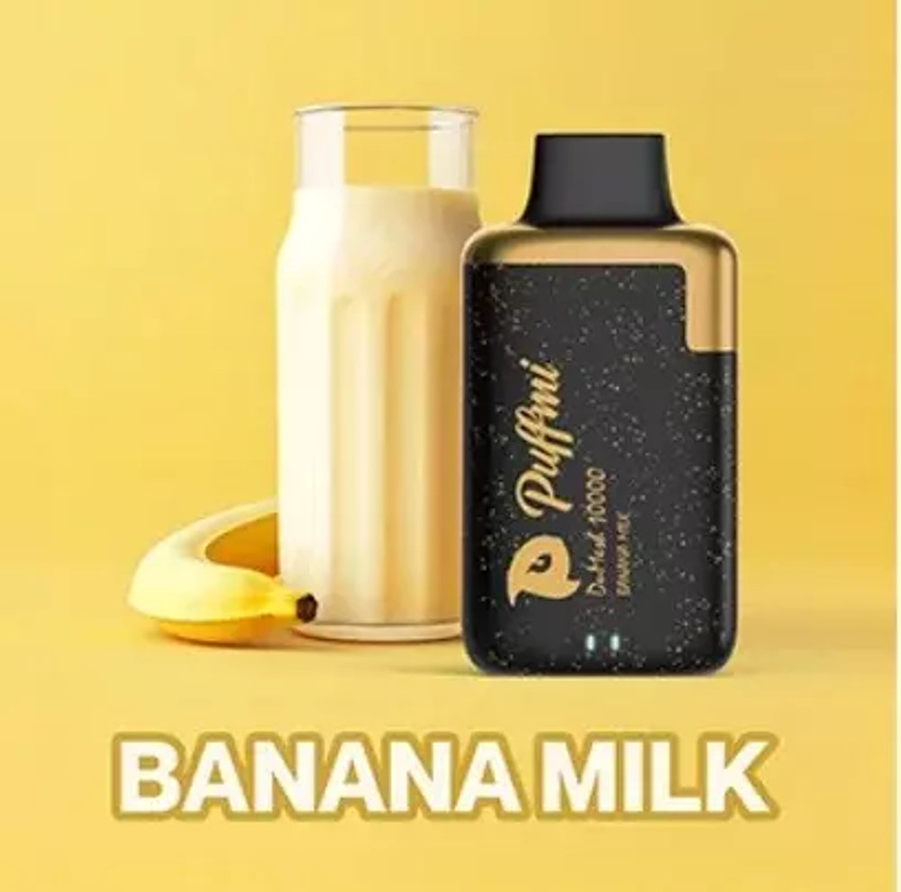 Puffmi Dumesh Banana milk (Банановое молоко) 10000 затяжек 20мг Hard (2% Hard)
