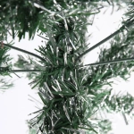 Ёлка «Серебряная дымка» 120 см, ПВХ зеленый с серебром (230 веток)