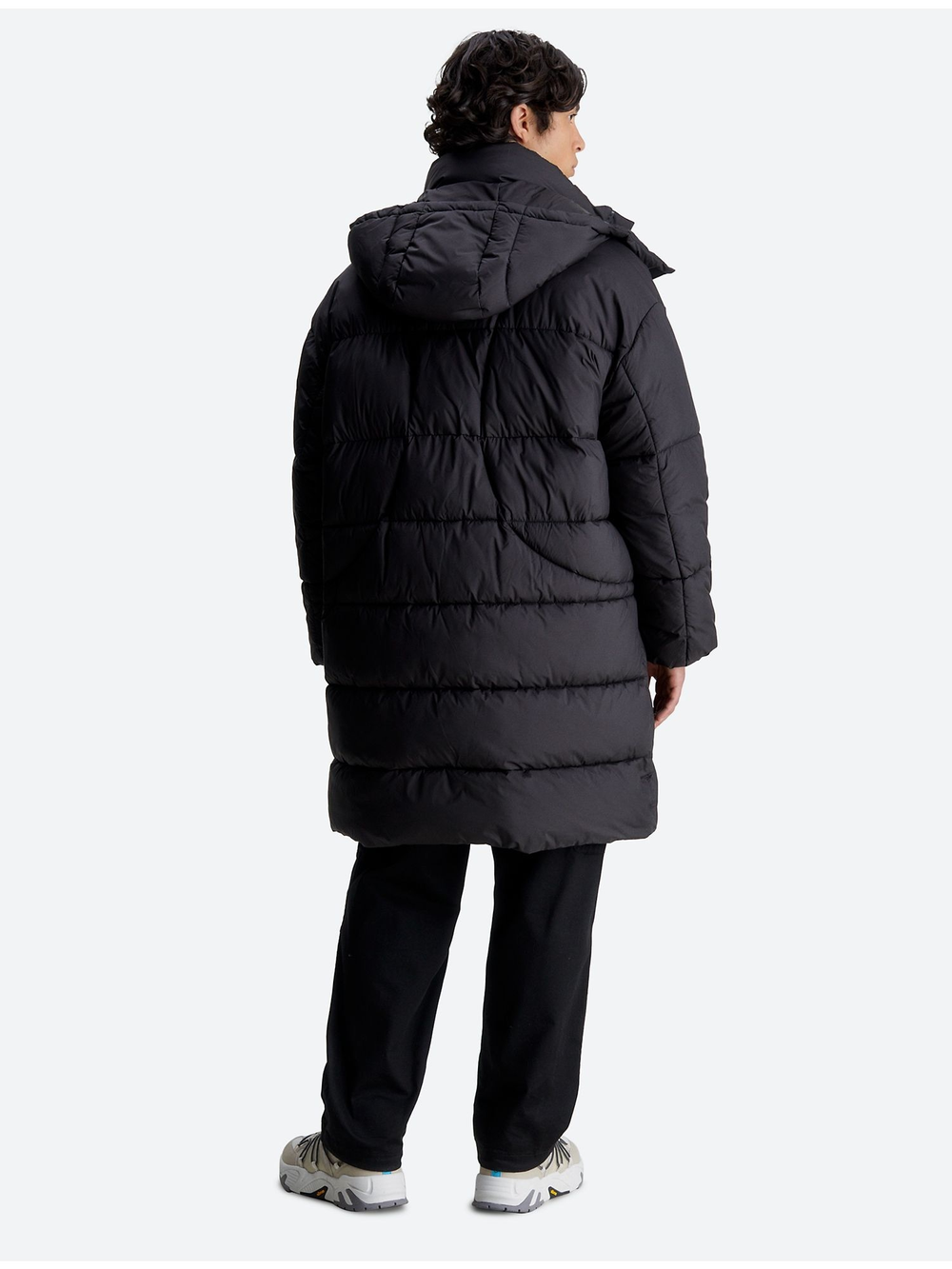 Утепленная куртка Calvin Klein Jeans Modern Quilted Long Black