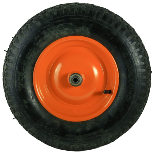 КОЛЕСО ДЛЯ ТАЧКИ D=400 ММ, ПОДШИПНИК D=16 ММ (4.00-8/16) (1/5)