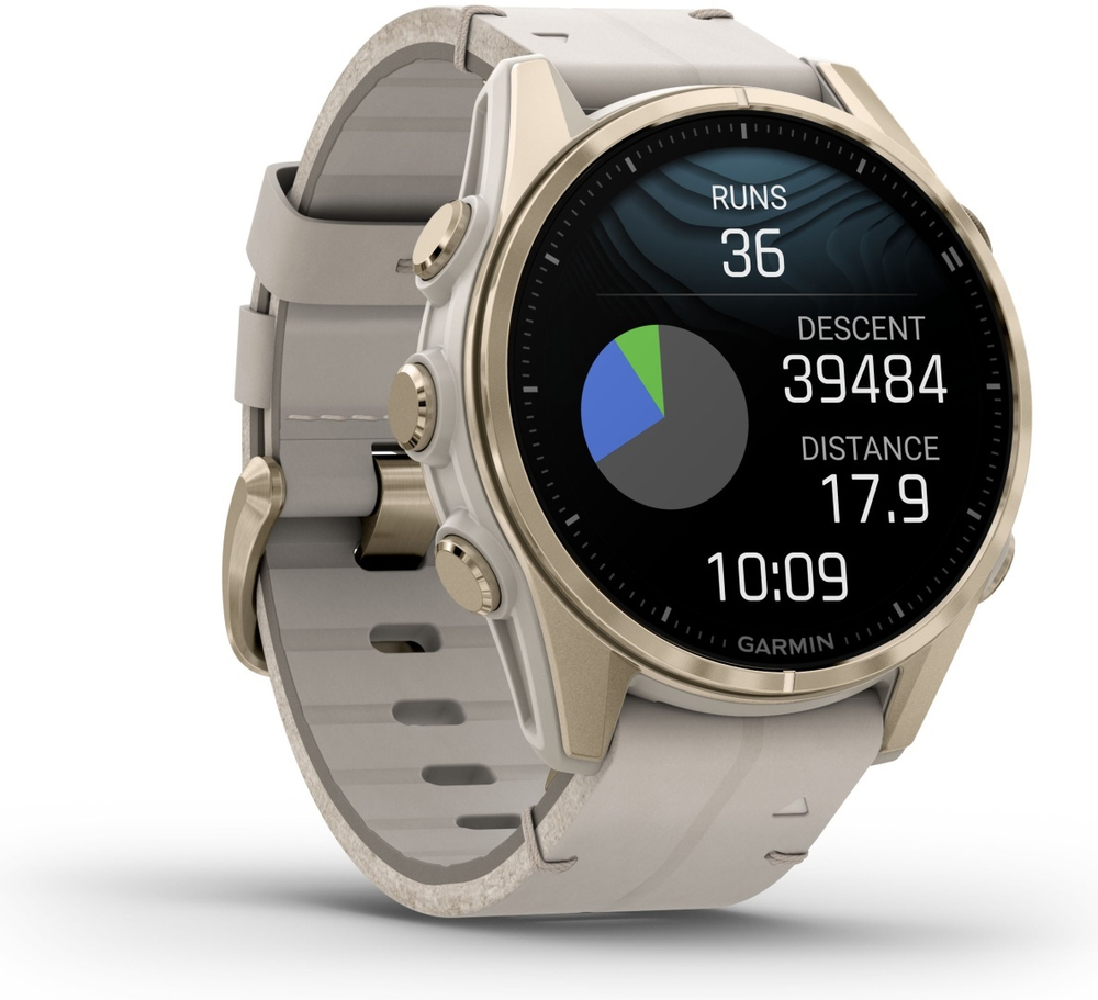 Смарт-часы Garmin Fenix 8 43 мм бежевый