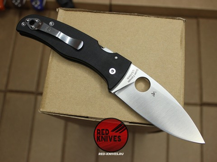 Нож Spyderco Bodacious - черная рукоять, светлый клинок RK/492