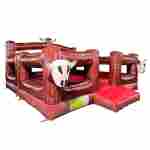 Надувной батут для аттракциона Родео "Ферма 2", 5*5*3 м