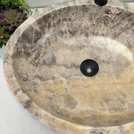 Раковина из оникса Erozy Grey EO-62294 51*41*15 0093