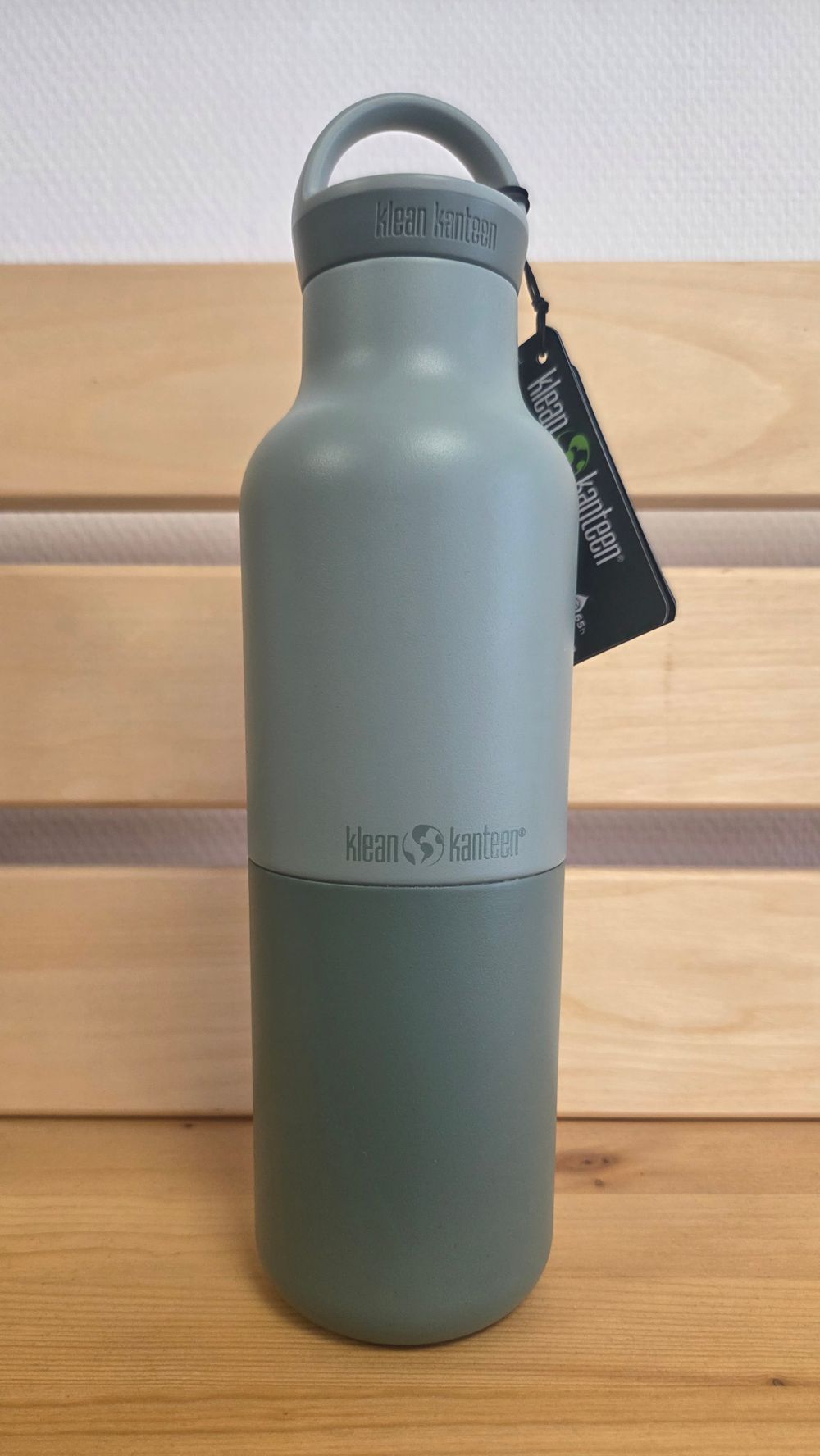 Термобутылка Klean Kanteen Rise Vac Classic Arch Loop 20oz (592 мл) Iceberg (скол)