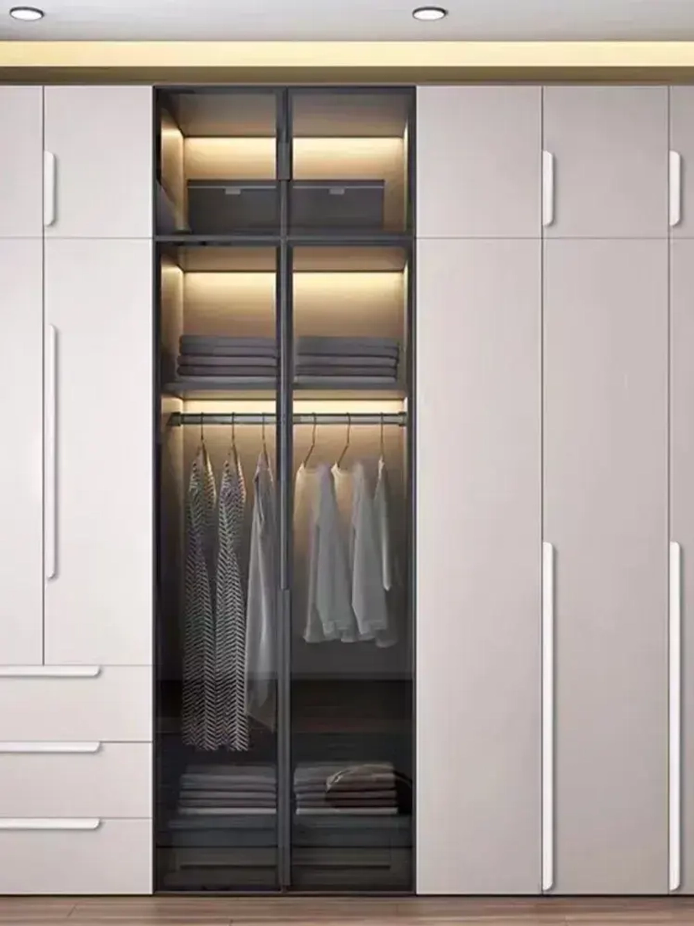 Ручка торцевая 1200 мм белая 2 шт.