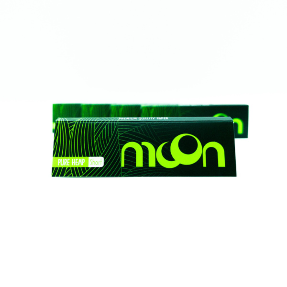 Бумага для сигарет "Moon" Green Pure Hemp 13г/м 50л*50шт