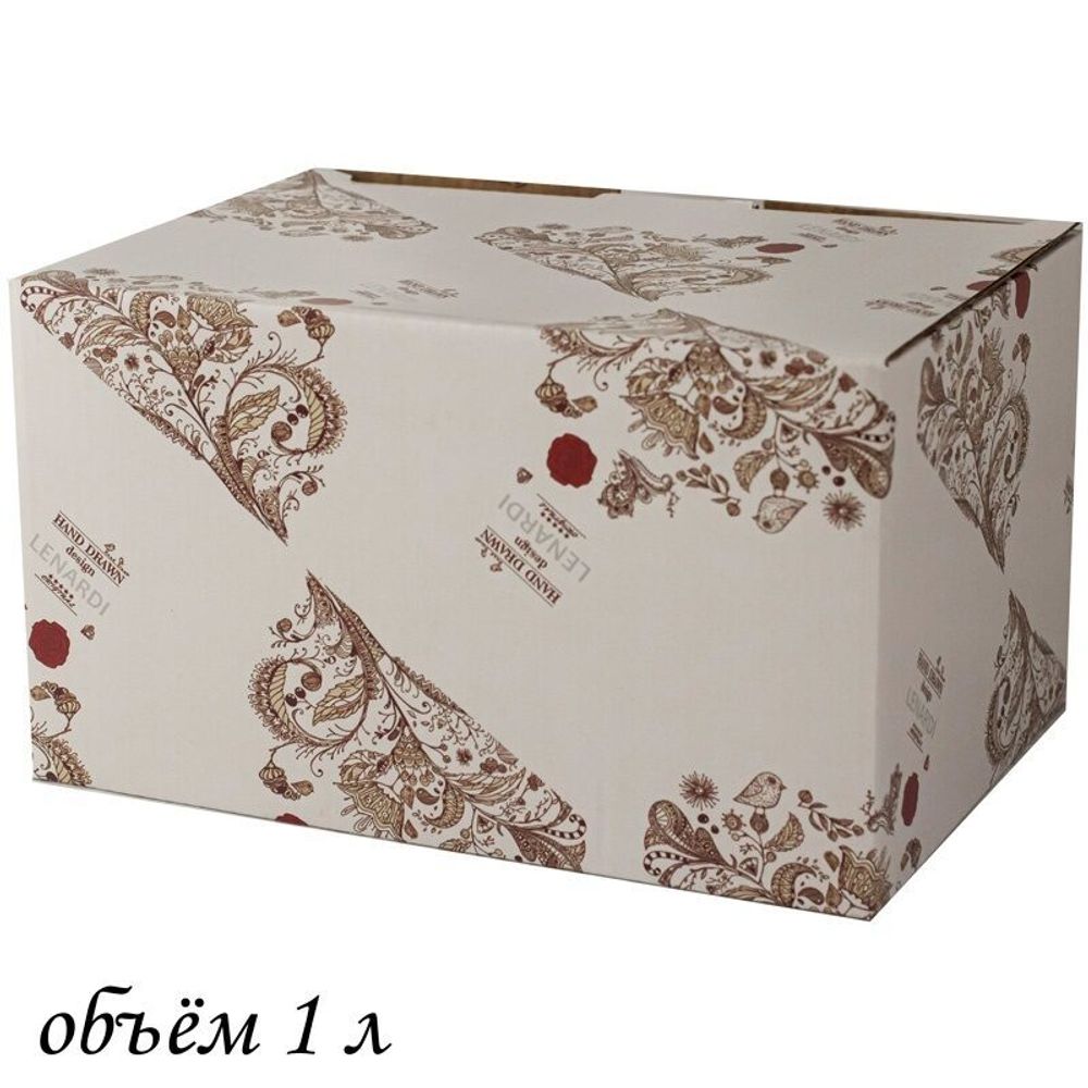 Lenardi 110380 Чайник 1 л ПТИЧИЙ ДВОРИК в под.уп.(х12)