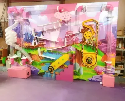 Интерактивная стена с пневмолабиринтом длина 366 см