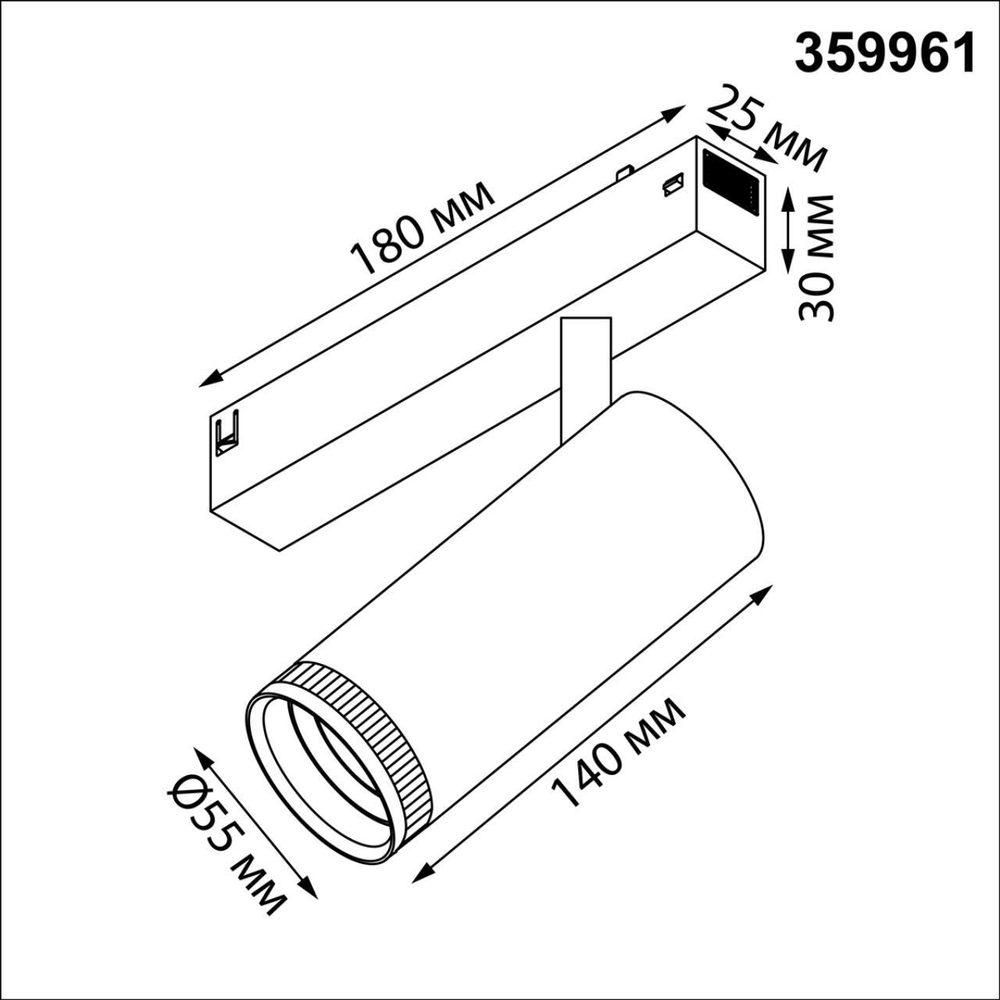 359961 NT Светильник LED 15Вт 3000/4000/6000К 90-240В IP20 PORT