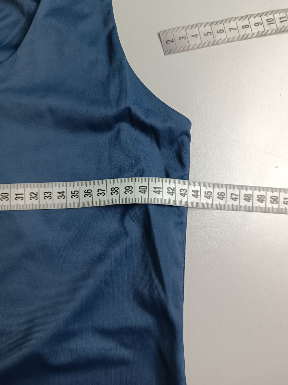 Майка глубокого синего оттенка 46 размер