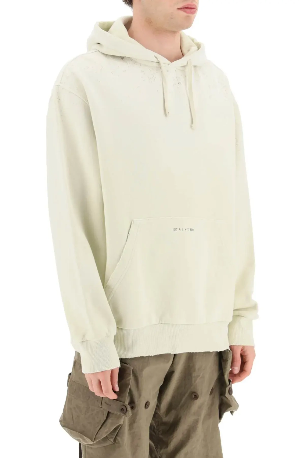 1017 ALYX 9SM Destroyed Distressed Hoodie