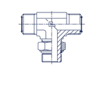 Штуцер FMTA D12 ORFS 13/16 - UNF 3/4