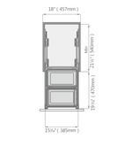 Мусорное ведро в американском стиле WASTEBIN (2 шт.)