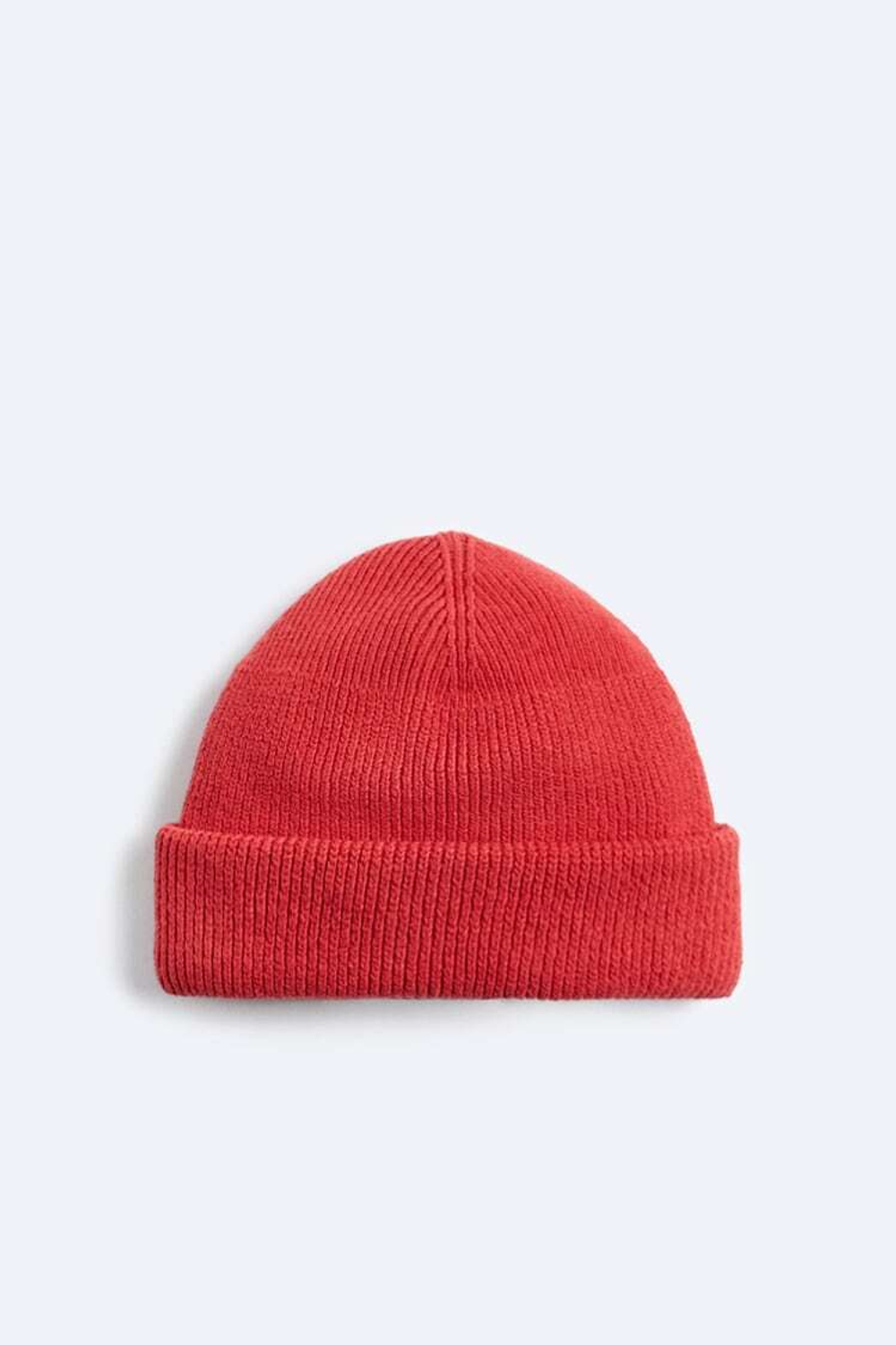 ZARA КОРОТКАЯ ШАПКА, КРАСНЫЙ