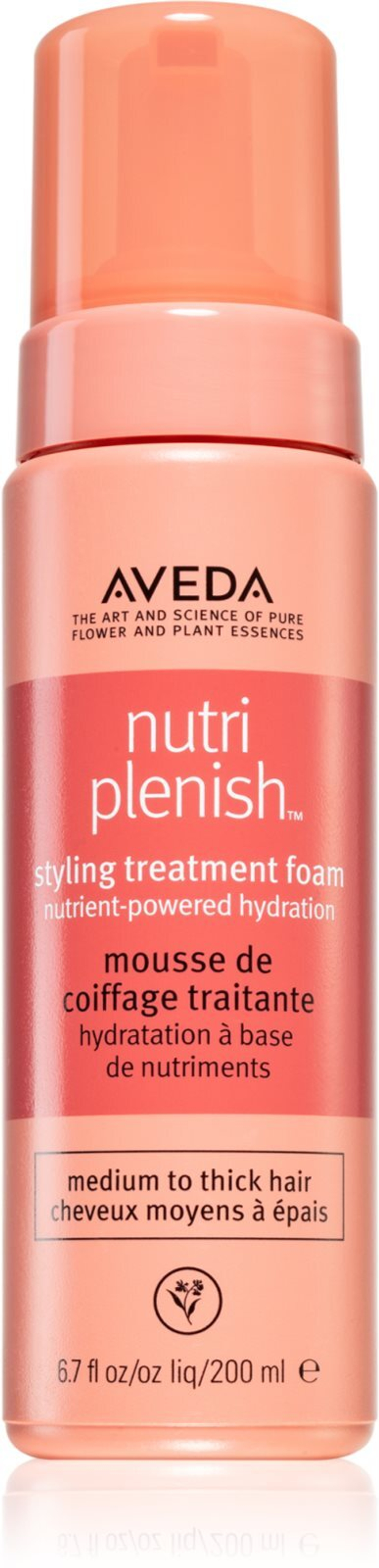 Aveda Nutriplenish™ Styling Treatment Foam - Увлажняющий и сияющий мусс для укладки /   200  ml  / GTIN 18084042984