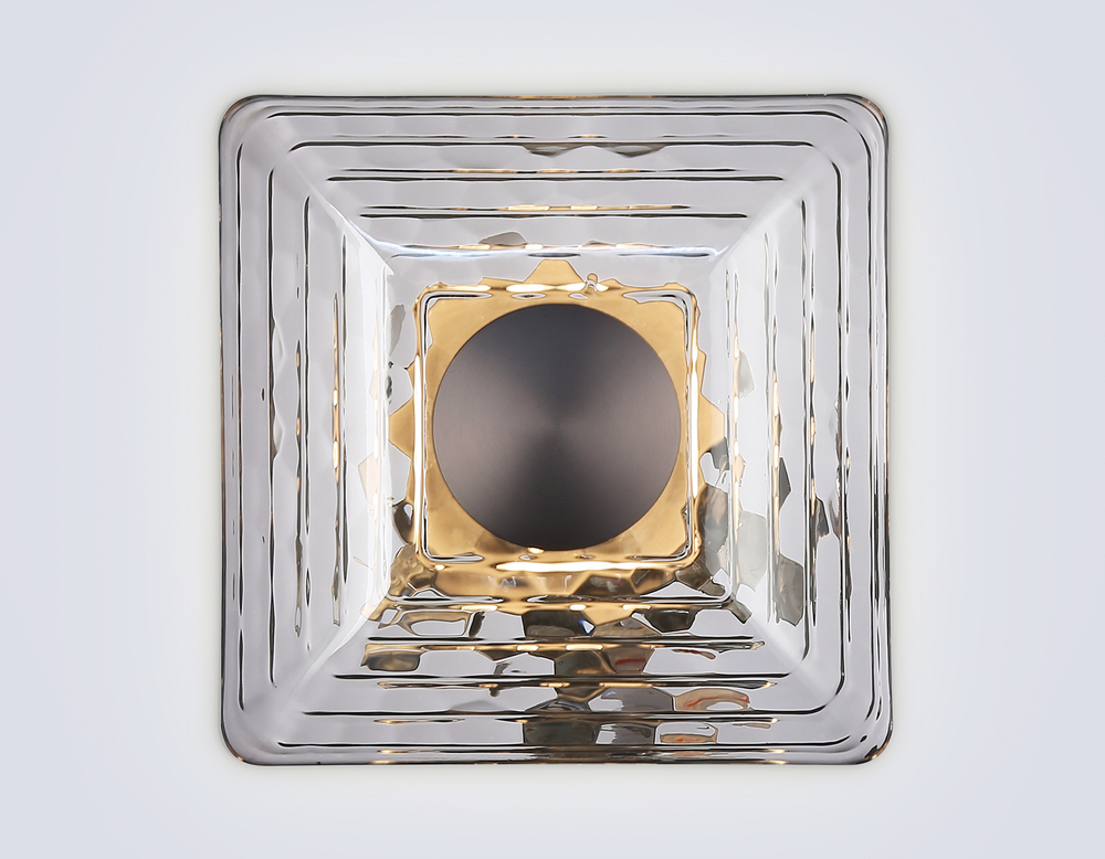 Светильник настенный LH31037 GR/SM серый/дымчатый 6W 3000K 150*150*85