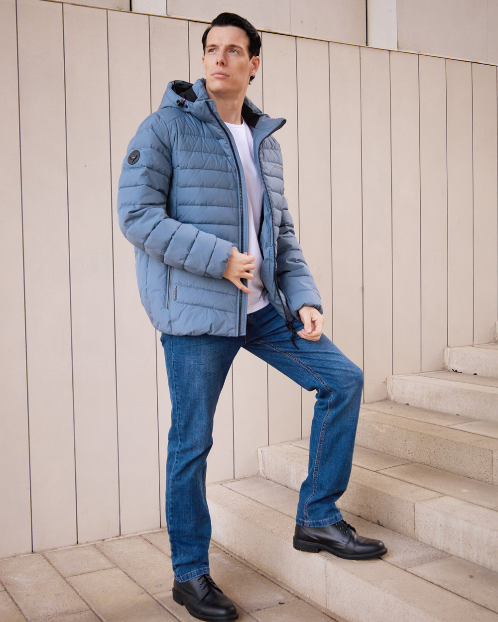 Куртка мужская еврозима цвета океан