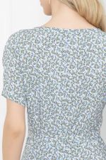 Платье "Римские каникулы" (голубое) П5605 LT Collection