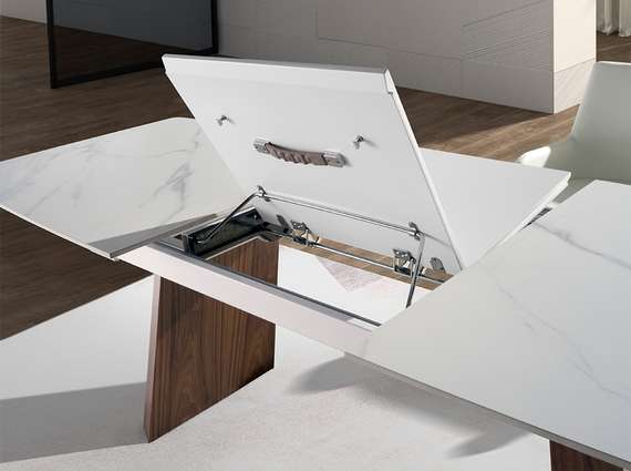 Раздвижной обеденный стол Angel Cerda 1134, 180-230х90 см, керамика