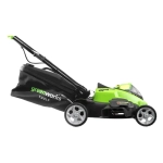 Аккумуляторная газонокосилка Greenworks G40LM45K2 40В (1 x 2 Ач, ЗУ) нож 45 см, 2500107UA