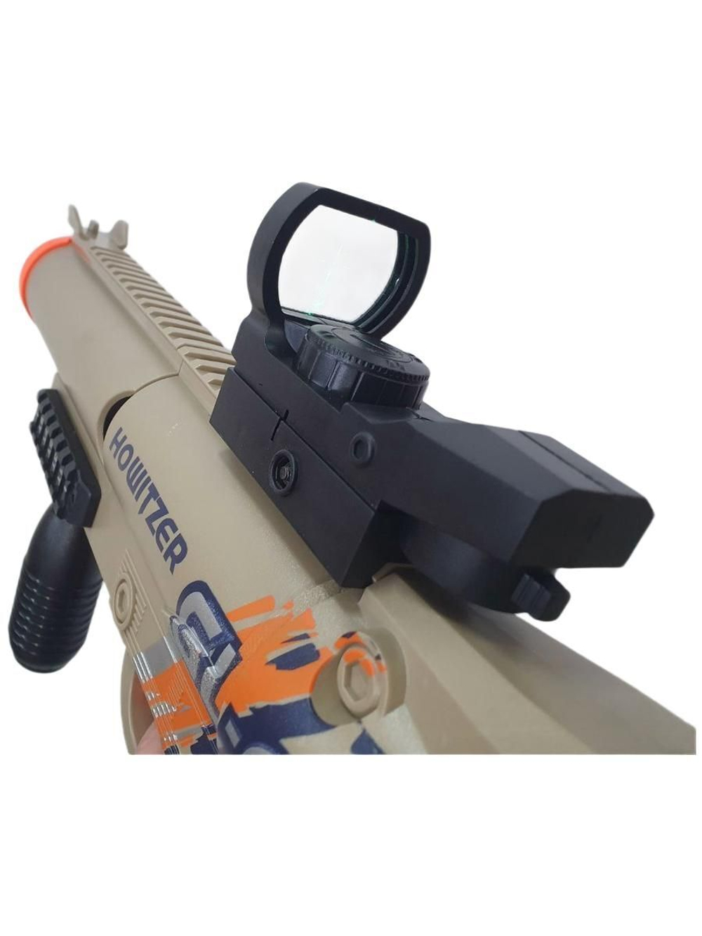 Гранатомёт "NERF", с мягкими пулями, с присосками, пластик, серый металлик