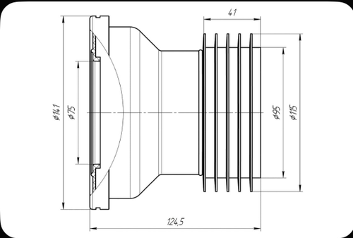 Труба фановая 110 W1218