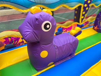 Коммерческий надувной батут «Мега риф», 12*6*6 м