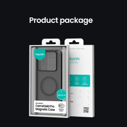 Чехол с встроенным магнитом от Nillkin для Samsung Galaxy S25 FE, серия CamShield Pro Magnetic Case (Clear version) прозрачный тонированный