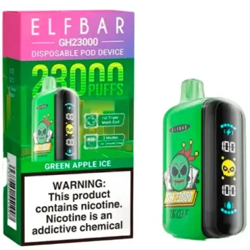 Elf Bar GH23000 - Green Apple lce (5% nic)
