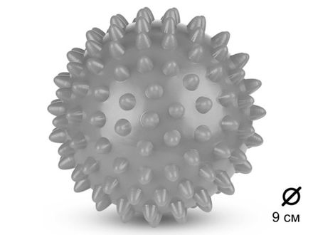 Мяч массажный A-V9  (серый)