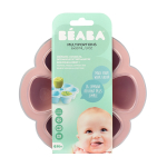 Силиконовая форма для выпечки и заморозки BEABA 6х90 мл розовая